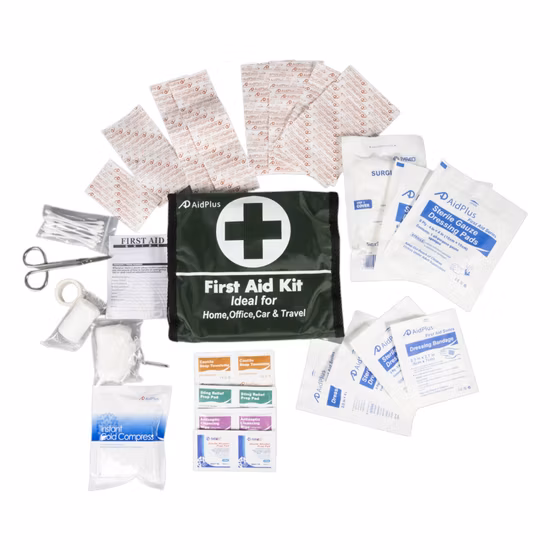 Mini Emergency Portable Plastic Medical Level Survival First Aid Box Kits Case Produdct Supplier for Home Car Auto Travel Family Outdoor