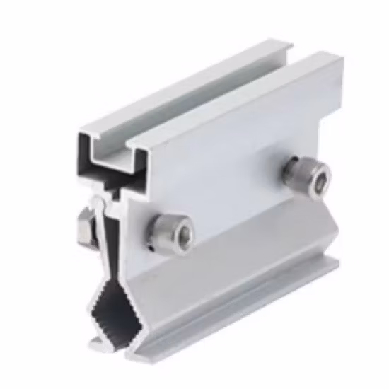 Mounting Brackets Kit Accessories for Solar Panels Installation Fixed on Roof House Solar Panel Aluminum Material Fixed Clamp/Clip